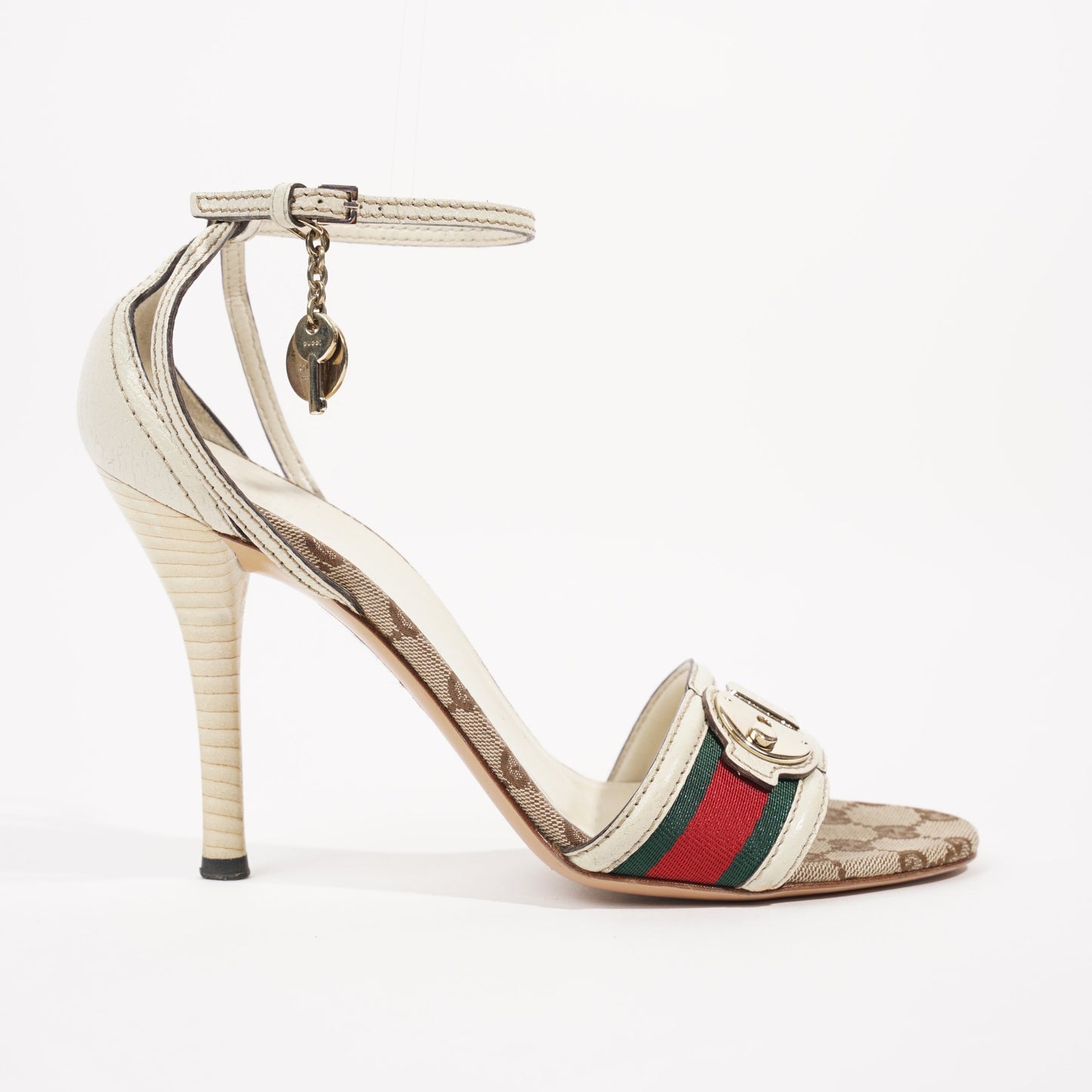 Gucci Womens Strap Sandal White Supreme EU 40 UK 7