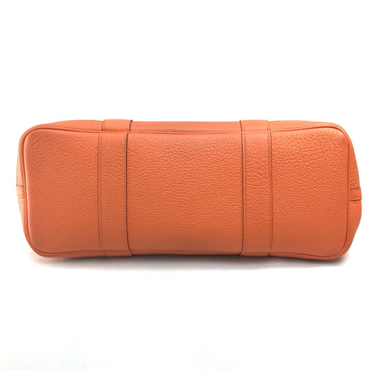 HERMES Tote Bag Towar Office / Leather Orange Garden party PM Women Used