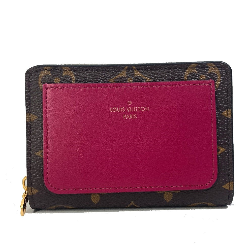 LOUIS VUITTON Folded wallet M82377 Monogram canvas Brown Monogram Portefeuille Lou Women Used
