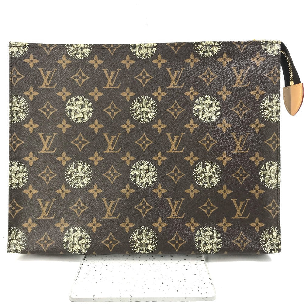 LOUIS VUITTON Clutch bag M41513 Monogram canvas Brown Monogram Christopher Nemeth Rope Pochette Voyage mens Used