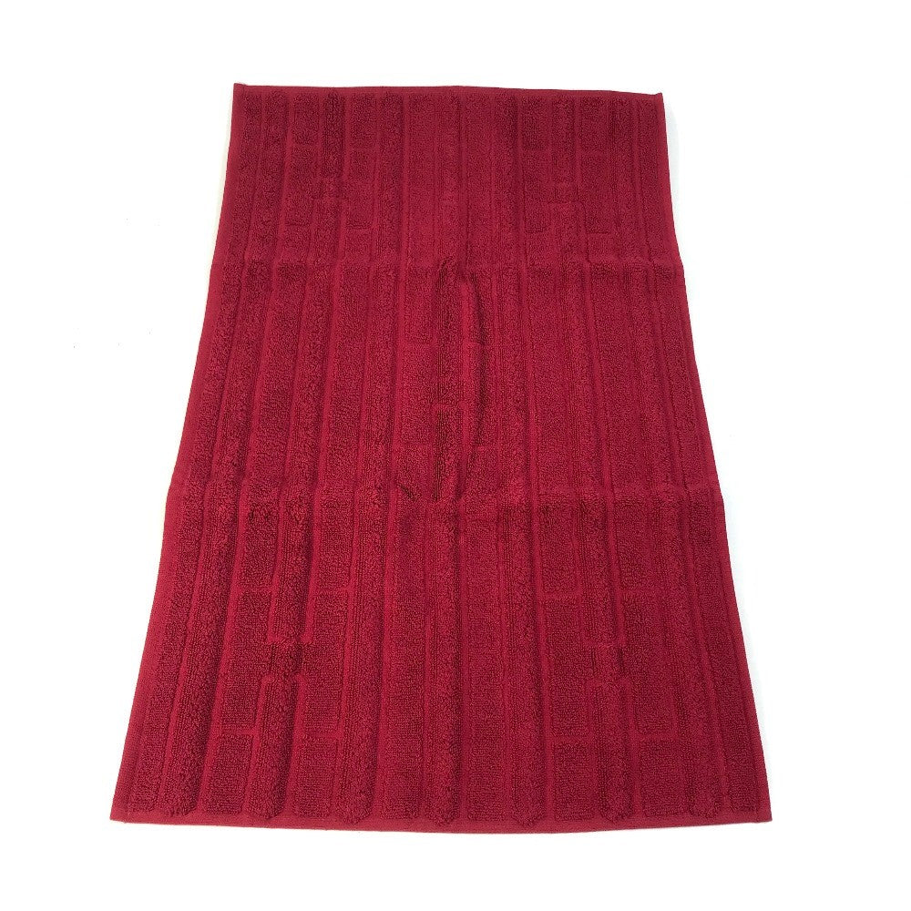HERMES towel 101300M-09 cotton Red H logo labyrinth