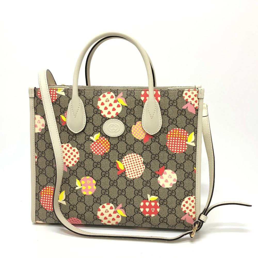 GUCCI Handbag 659983 GG Supreme Canvas beige GG Repom Women Used