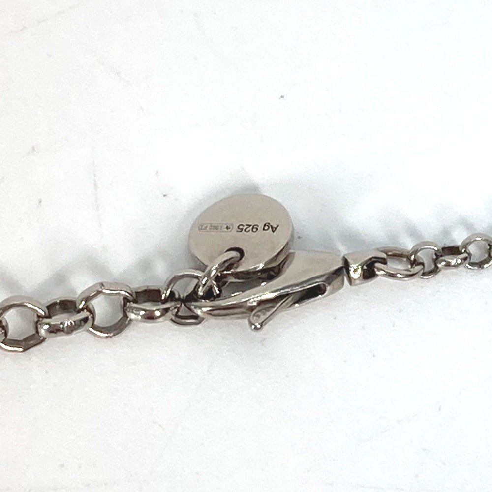 GUCCI Necklace SV925 Silver Arabesque Interlocking G Women Used