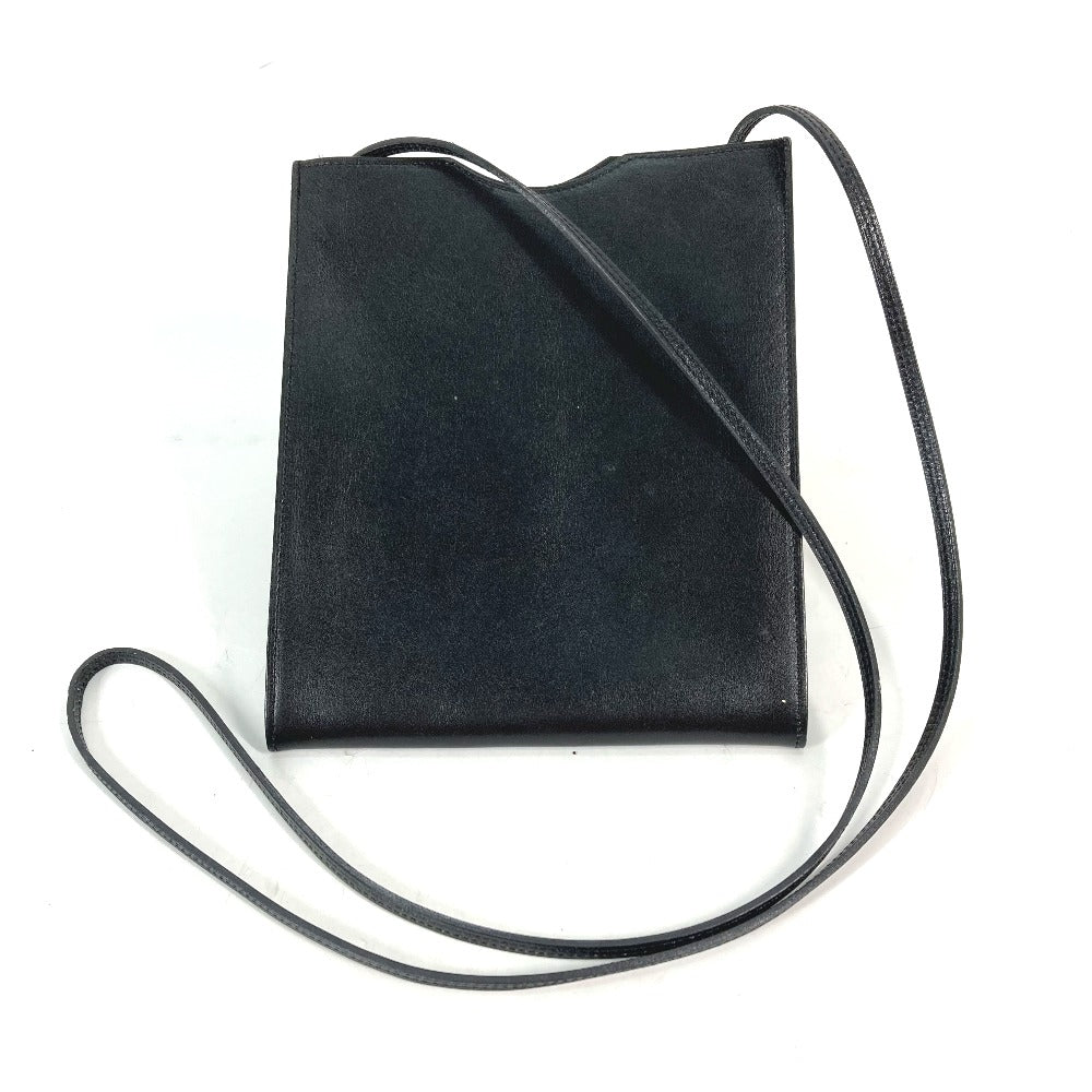 HERMES Shoulder Bag Box scarf black Onimetu Women Used