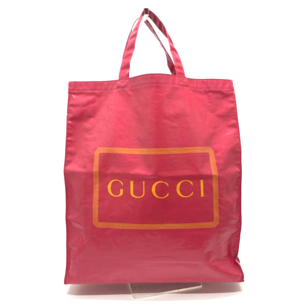 GUCCI Handbag 575140 Coated canvas Red logo Women Used