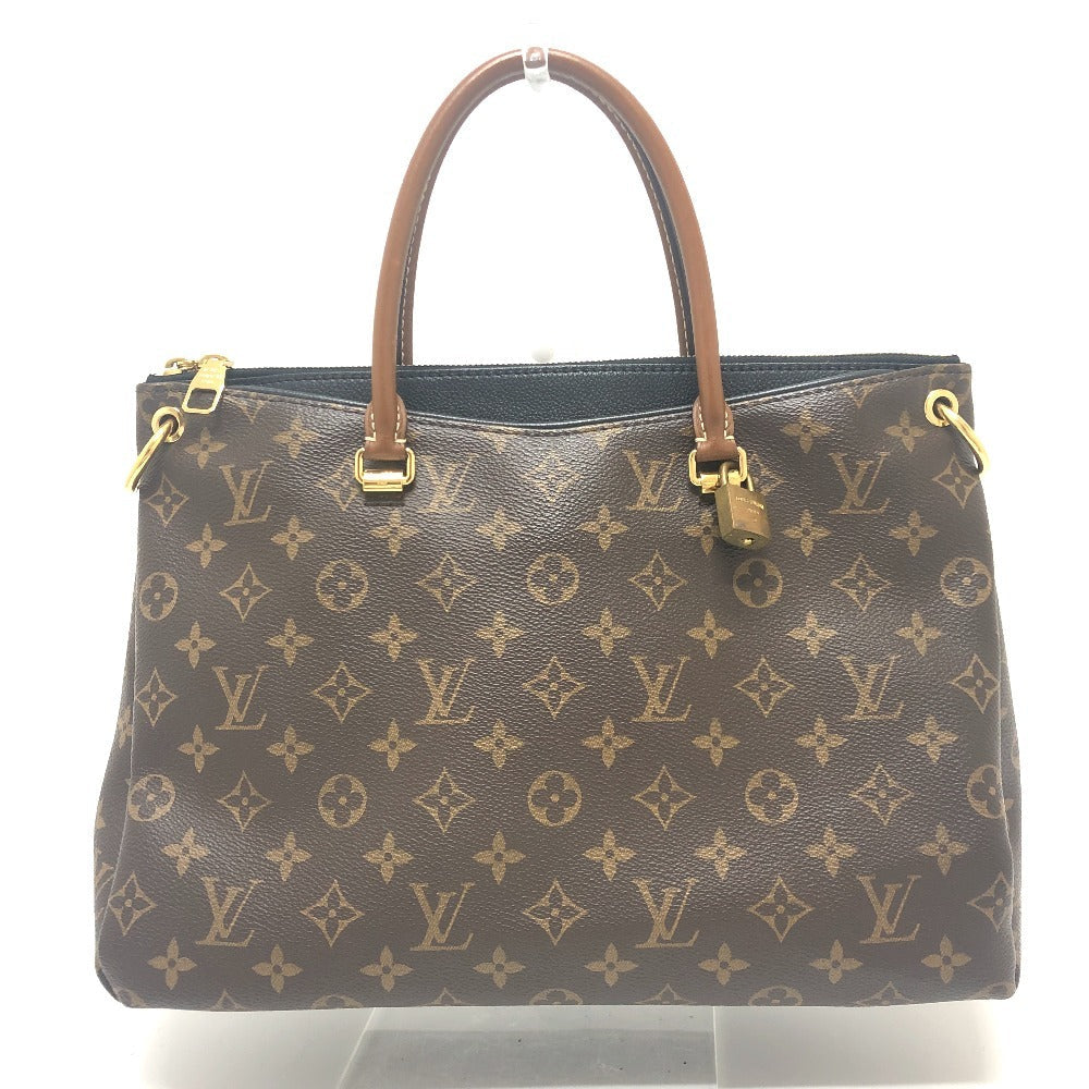 LOUIS VUITTON Handbag M41064 Monogram canvas Brown x black Monogram Pallas