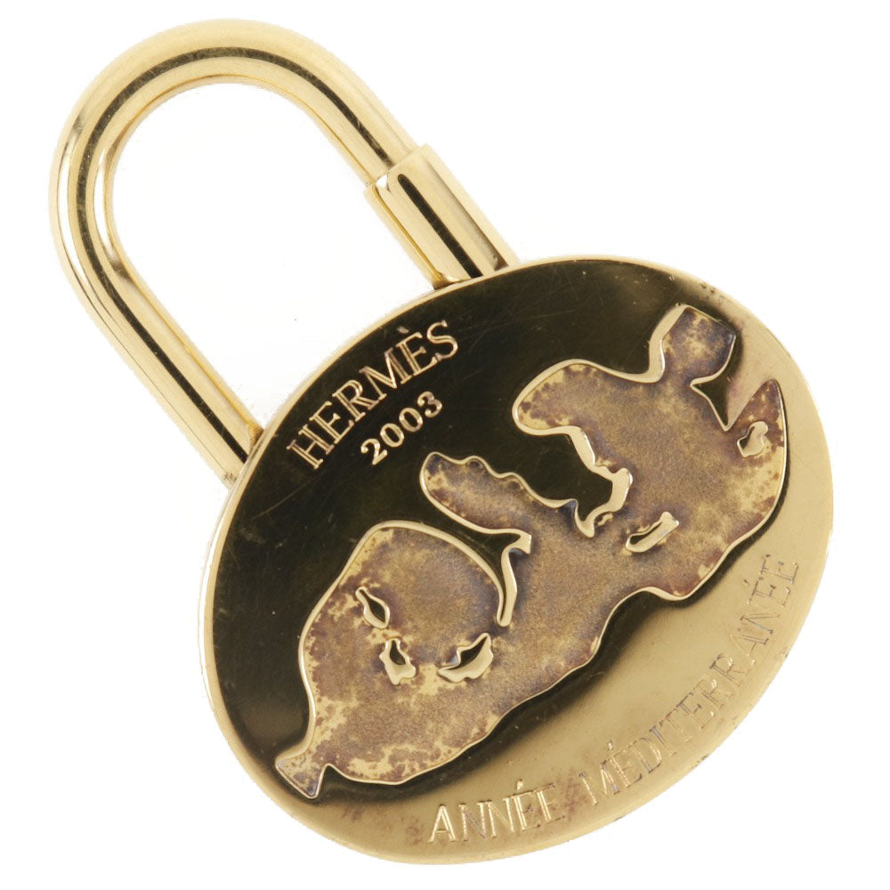 HERMES Cadena Plated Gold gold Mediterranean 2003 ANNEE MEDITERRANEE Women(Unisex) Used