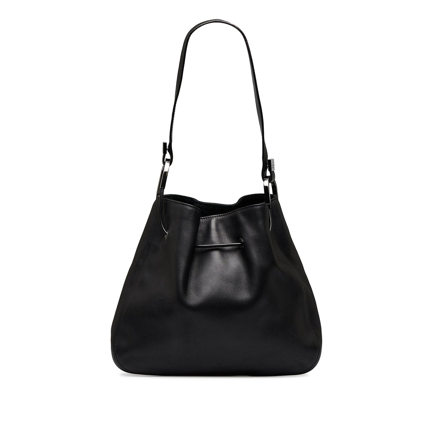 Gucci Shoulder Bag Black Leather