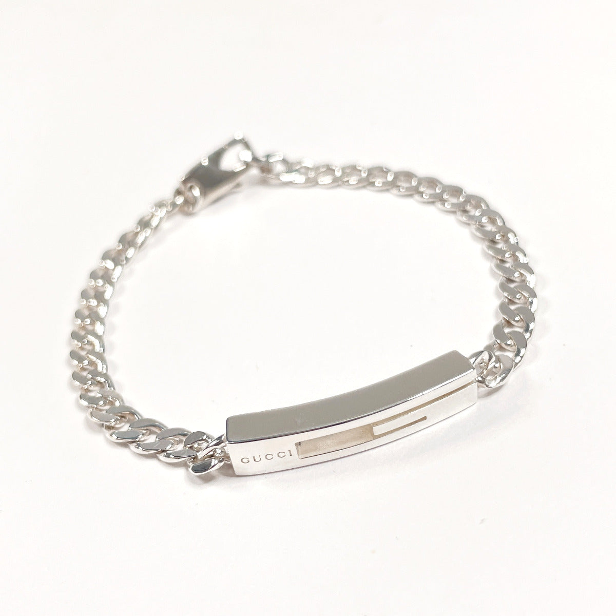 GUCCI bracelet Silver925 Silver Cutout G 16