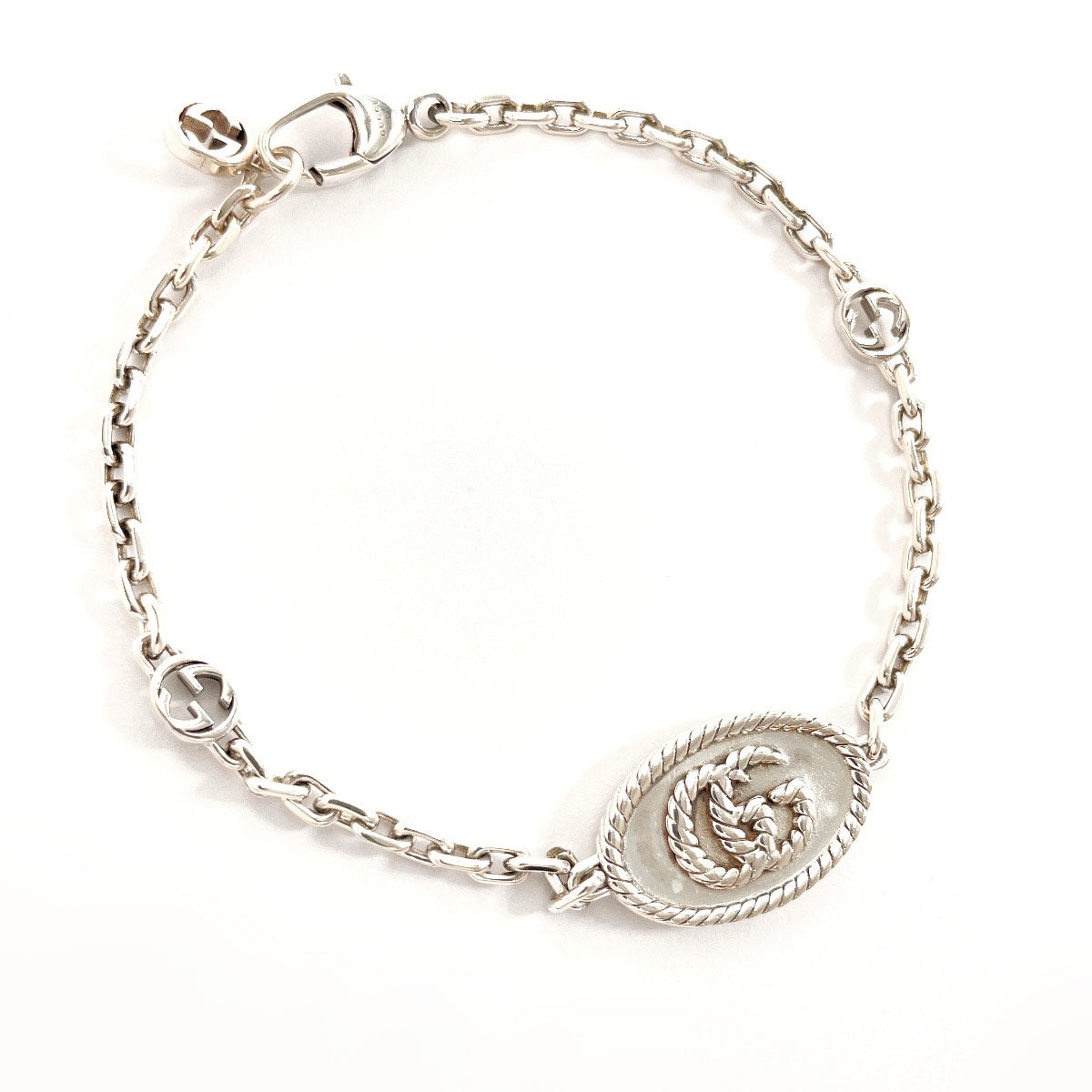 GUCCI bracelet Silver925 Silver GG Marmont 19
