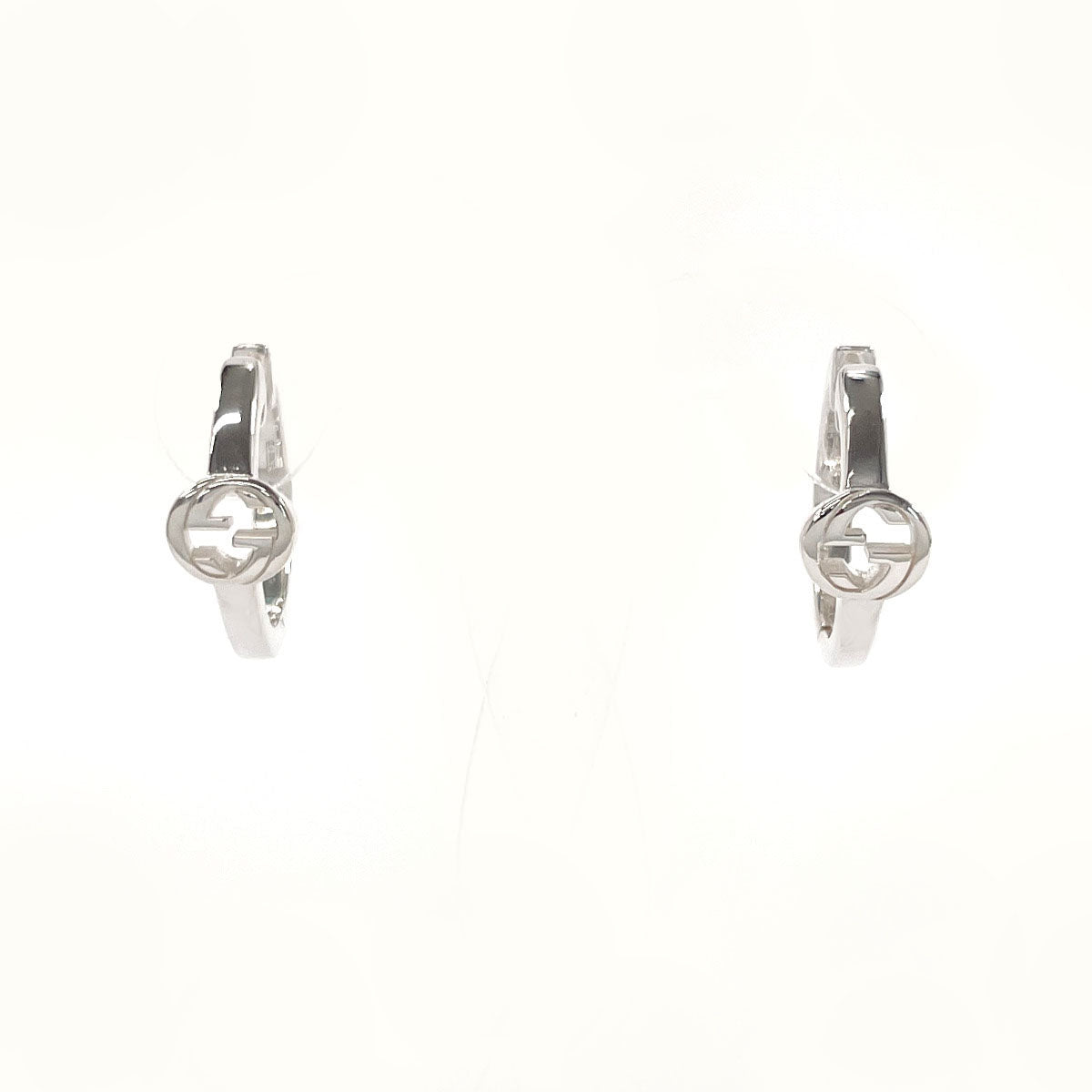 GUCCI Pierce 796323 J8400 8106 Silver925 Silver Hoop earring Interlocking