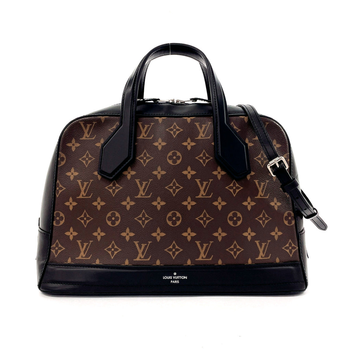 LOUIS VUITTON Handbag M40272 Monogram macacer Brown 2WAY Dora MM