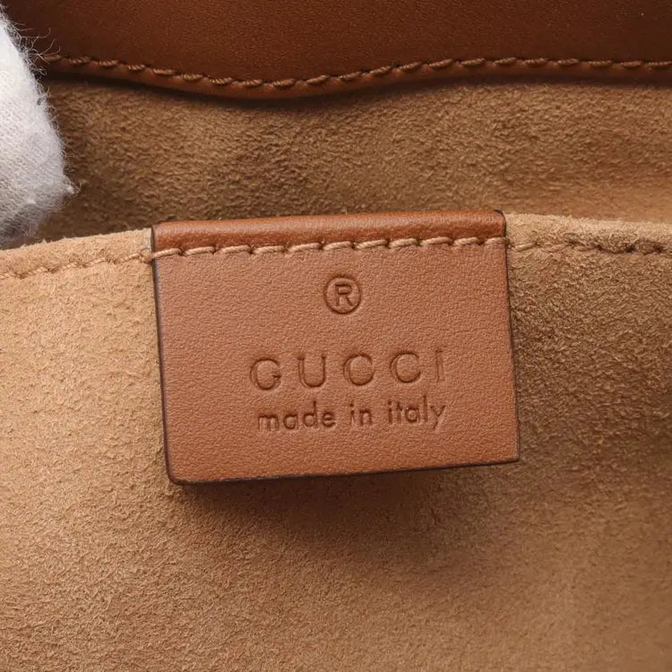 GUCCI Padlock Chain Shoulder Bag, Canvas Coated, Small