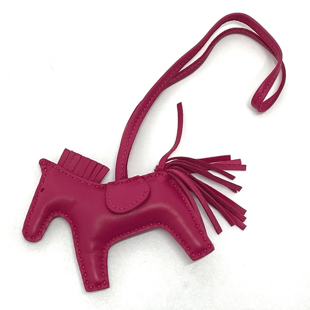HERMES Bag charm bag bag accessories accessories Horse horse Rodeo PM lambskin purple Women Used