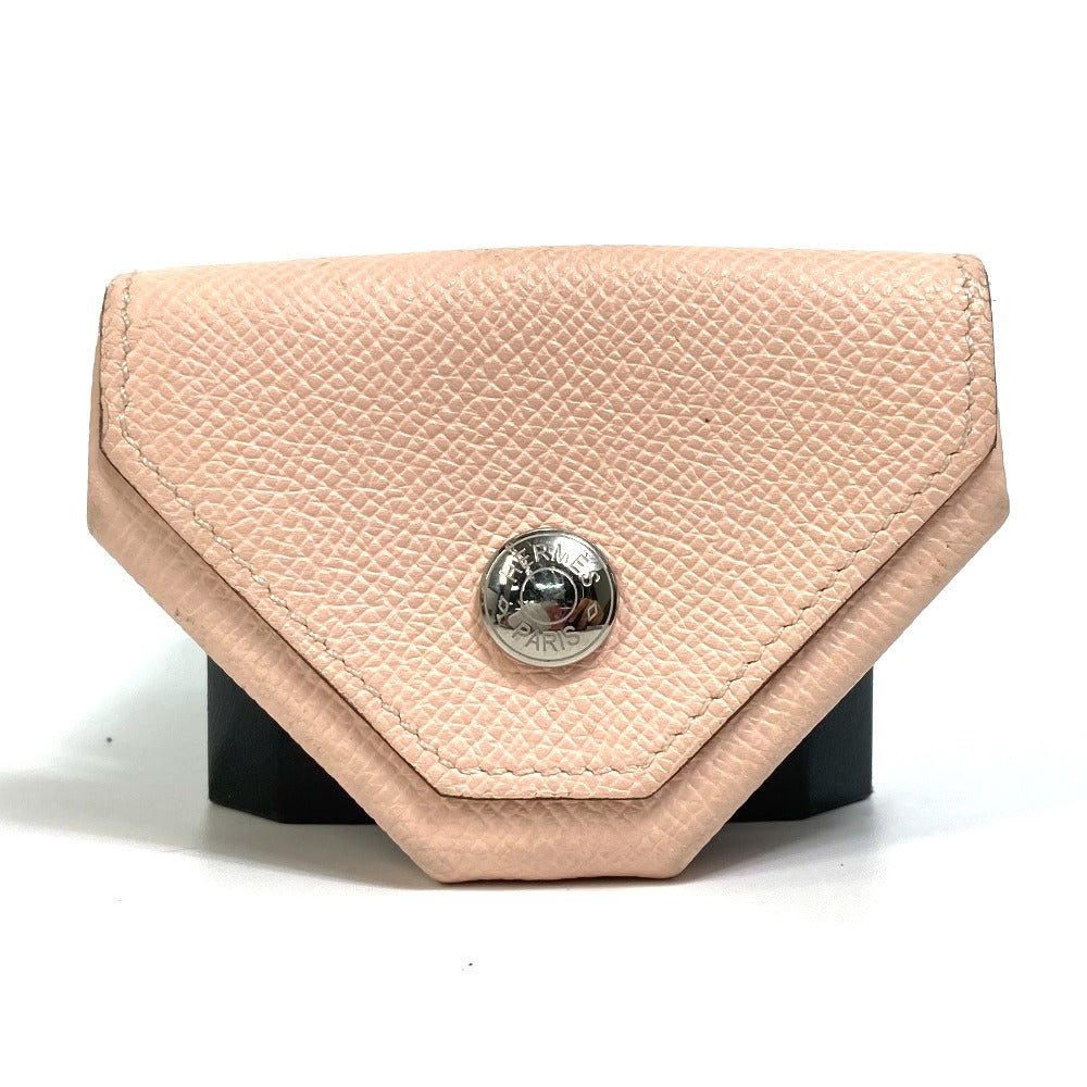 HERMES Coin case Epsom pink Revan Cattle Women Used