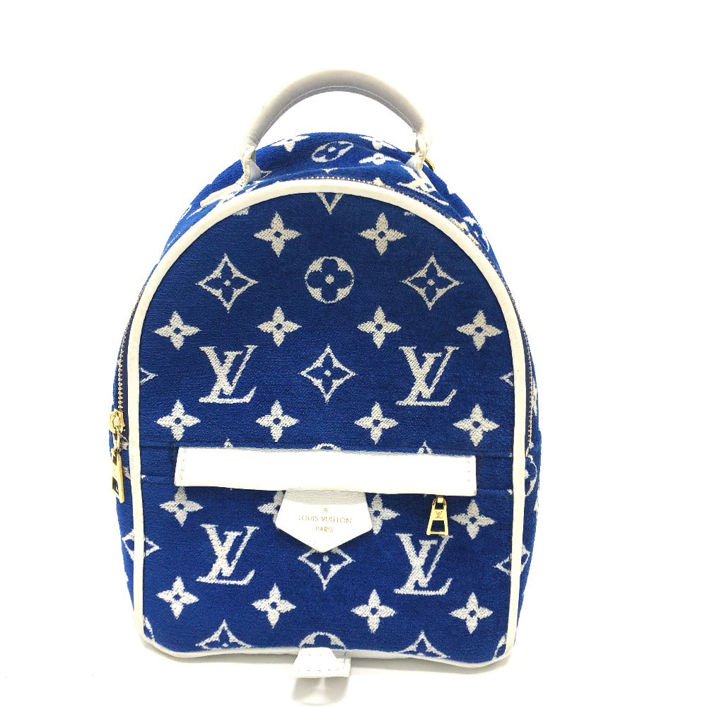 LOUIS VUITTON Backpack M46207 Jacquard , Monogram Jacquard blue Monogram jacquard Palm Springs Mini Women Used