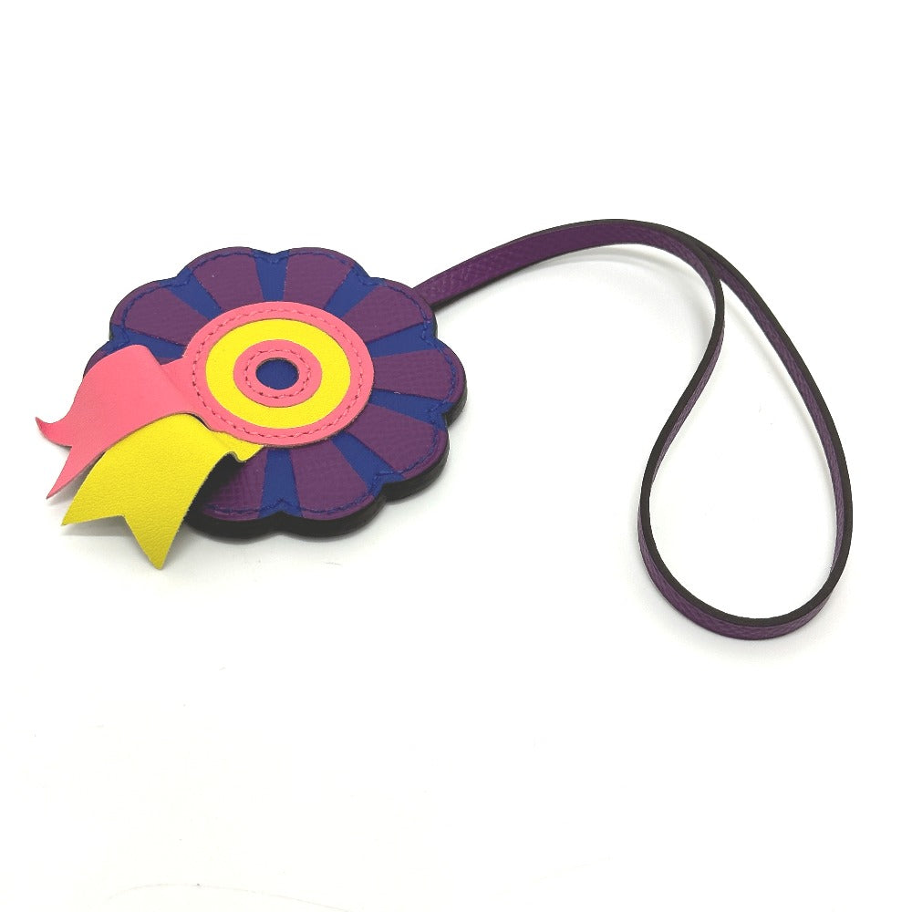 HERMES Bag charm Anyomilo / Epsom purple flour Limited to Omotesando Women Used