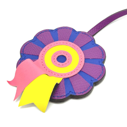 HERMES Bag charm Anyomilo / Epsom purple flour Limited to Omotesando Women Used