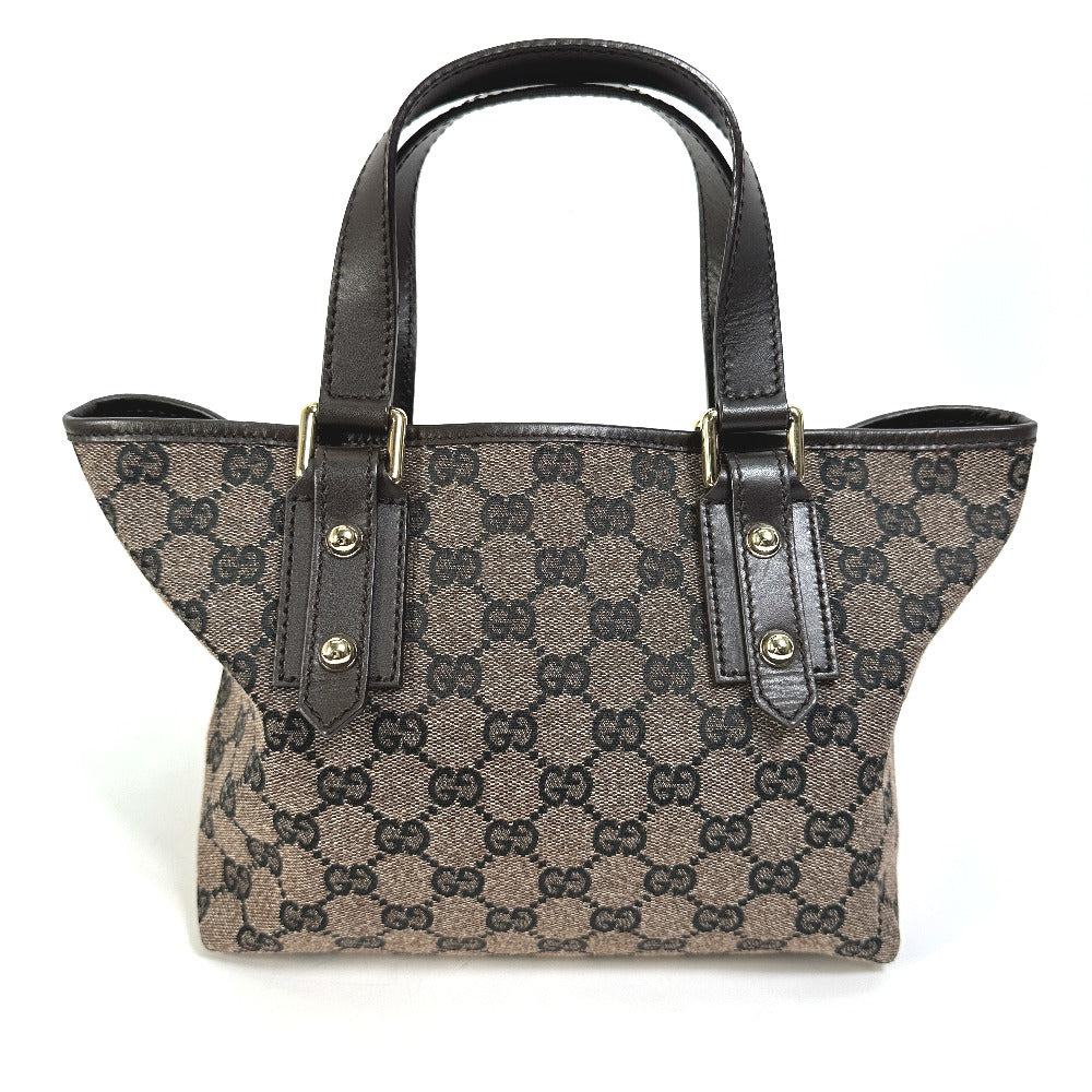 GUCCI Handbag 257249 GG canvas / leather Brown GG Women Used