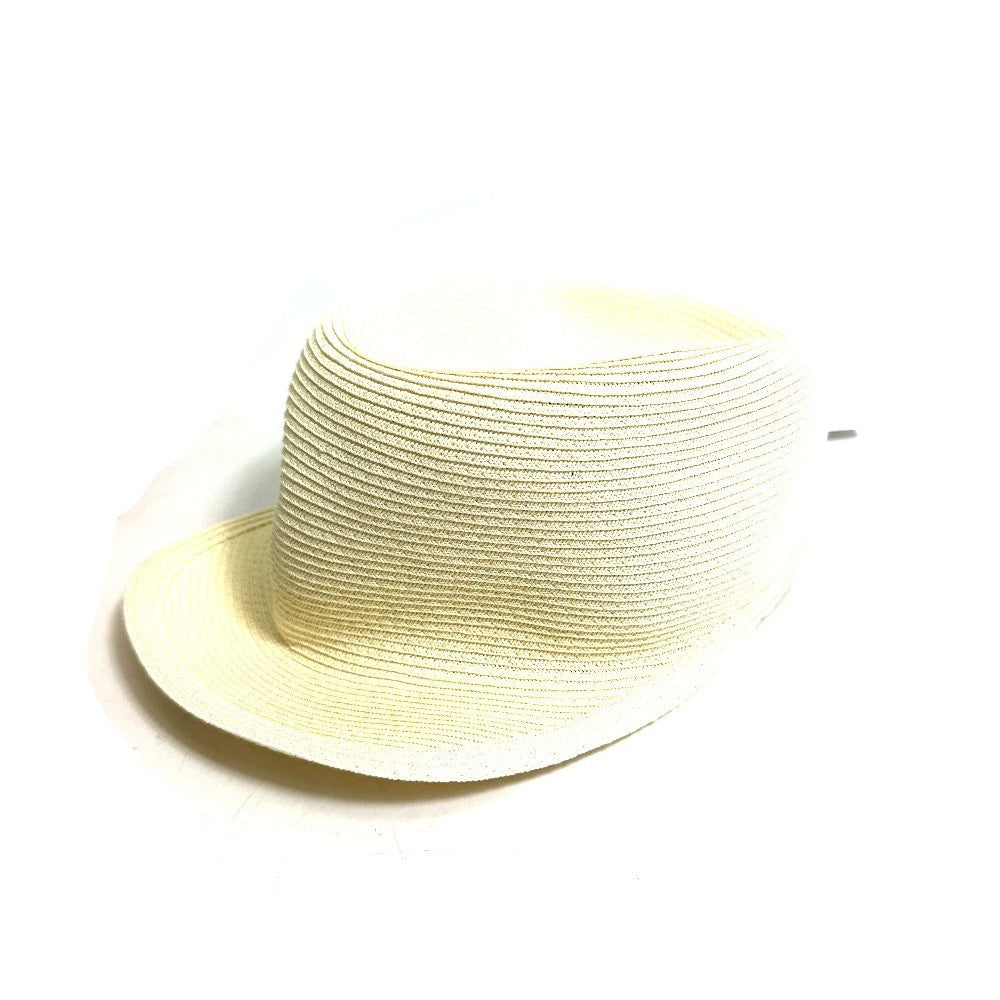HERMES cap polyester Ivory hat cap serie emma straw cap Women 57 Used