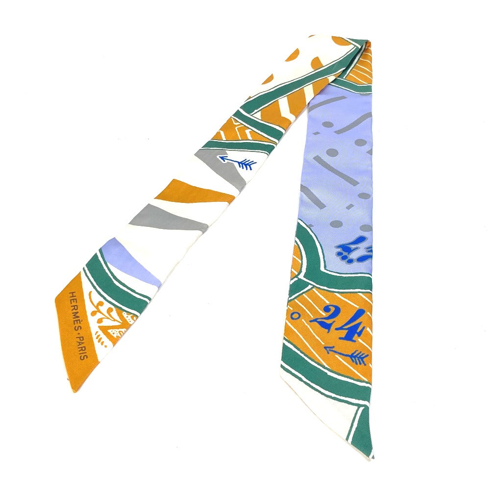 HERMES scarf silk multicolor bandeau scarf Twilly Twilly Women Used