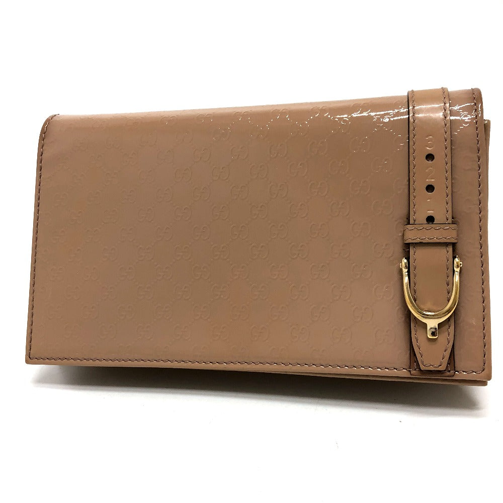 GUCCI Shoulder Bag 354086 enamel beige GG Micro Gucci Gucci Nice Women Used