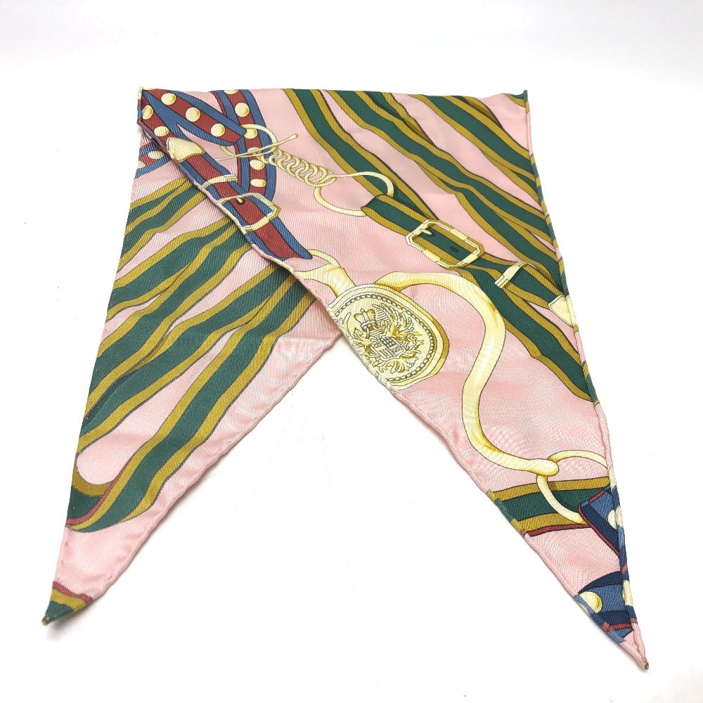 HERMES scarf silk pink Pointie Women Used
