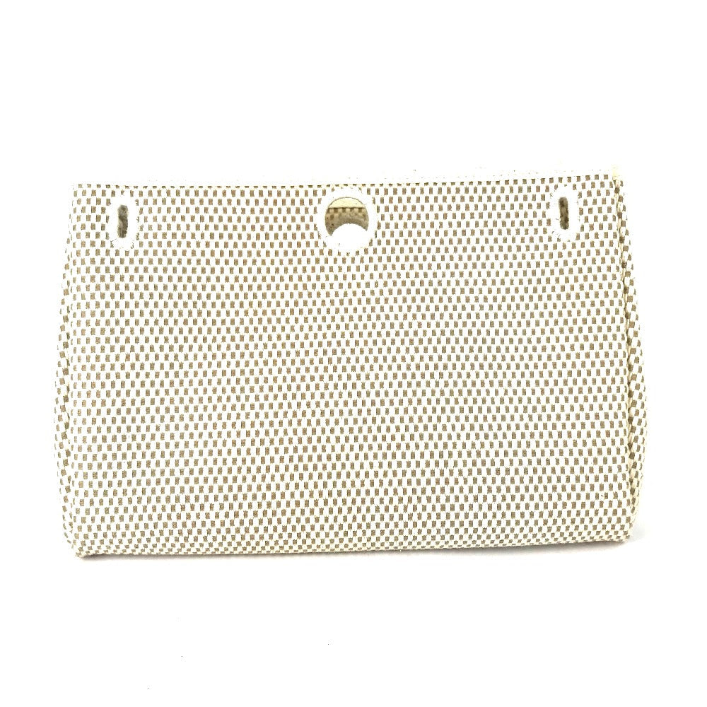 HERMES Pouch canvas beige For Herbag Replacement bag only Women Used