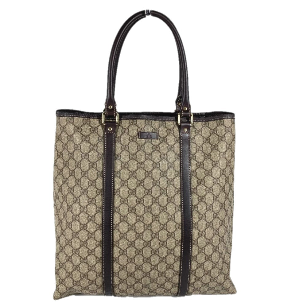 GUCCI Shoulder Bag 228668 PVC leather beige GG plus vertical mens(Unisex) Used