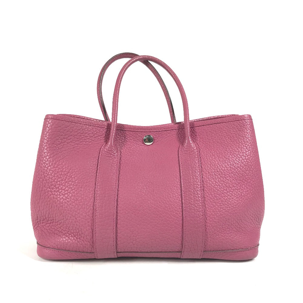 HERMES Tote Bag Negonda Purple type Bag Garden party TPM Women Used