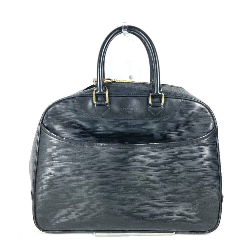 LOUIS VUITTON Handbag Epi Leather black Epi Special Order Deauville Women Used