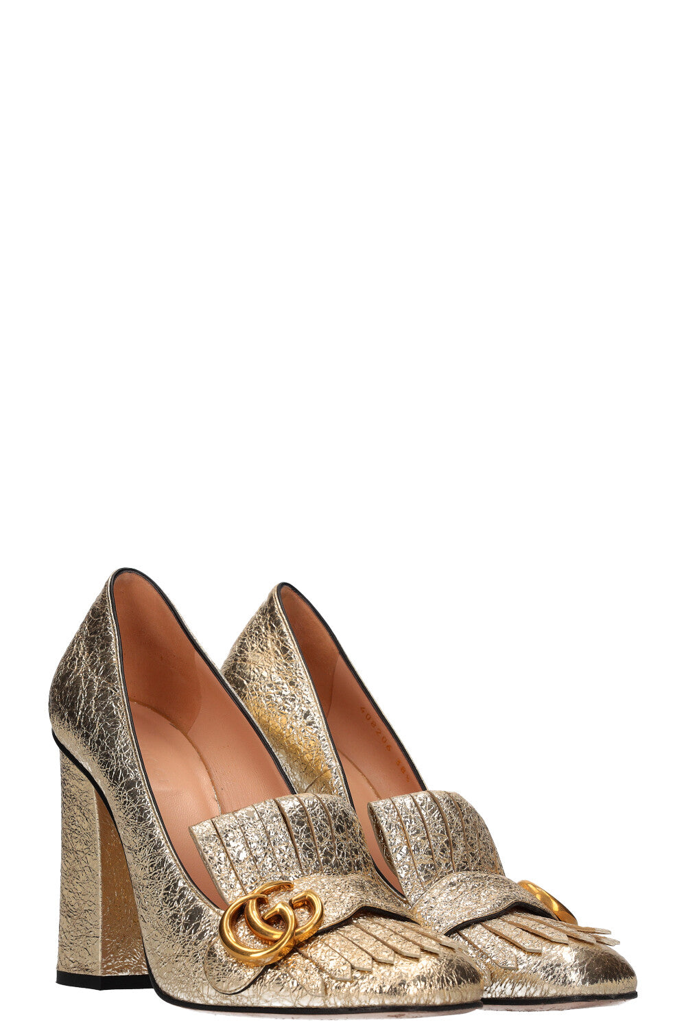 GUCCI Marmont Pumps Gold