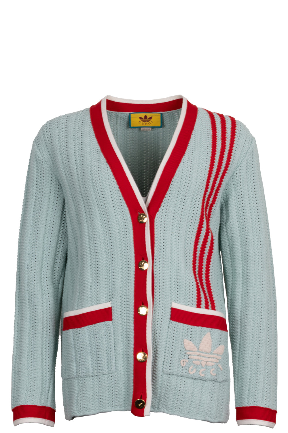 GUCCI x ADIDAS Stitch Knit Cardigan Mint