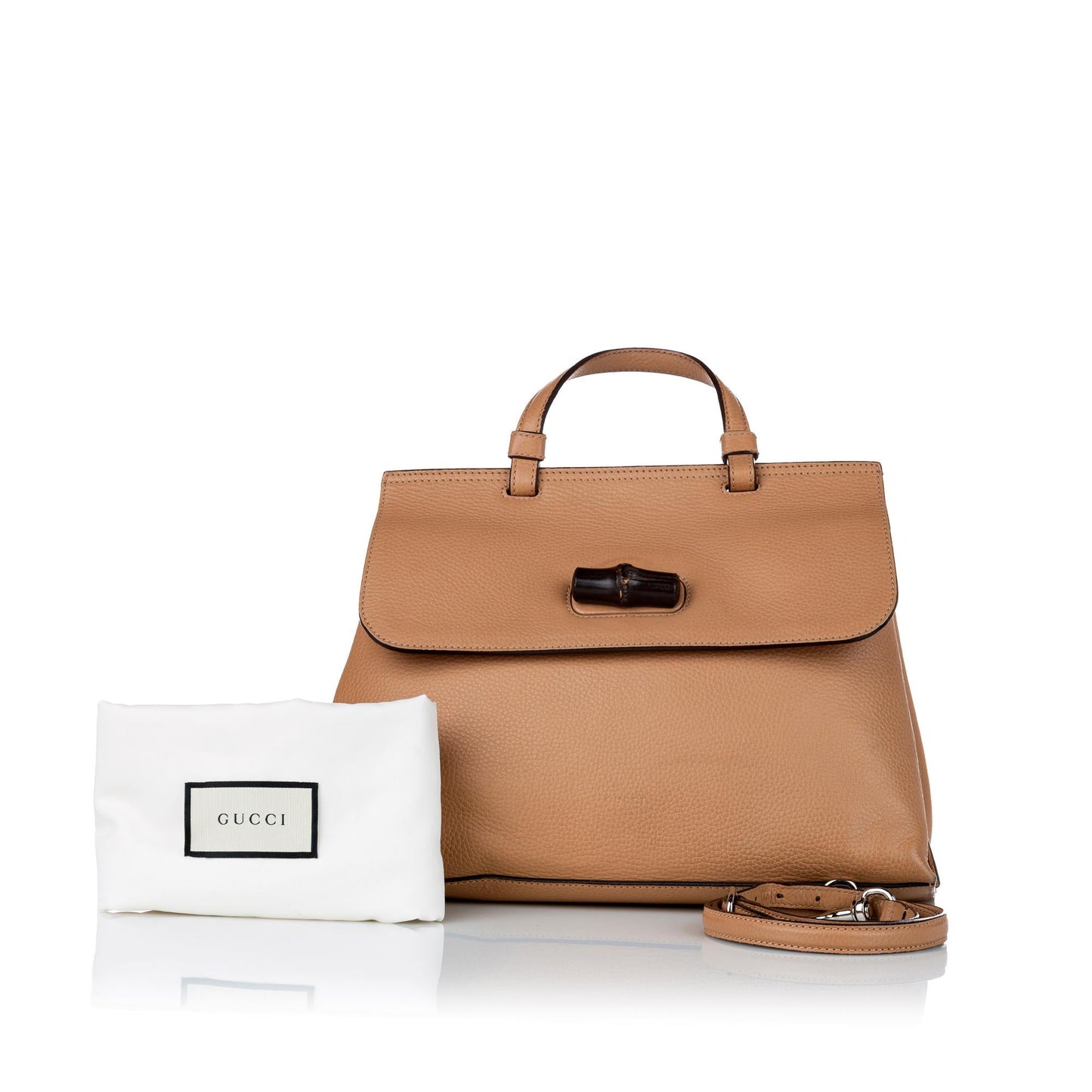Gucci Bamboo Daily Leather Satchel