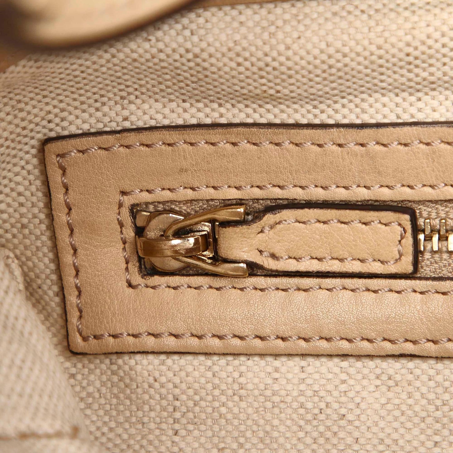 Gucci Bamboo Diamante Canvas Shoulder Bag