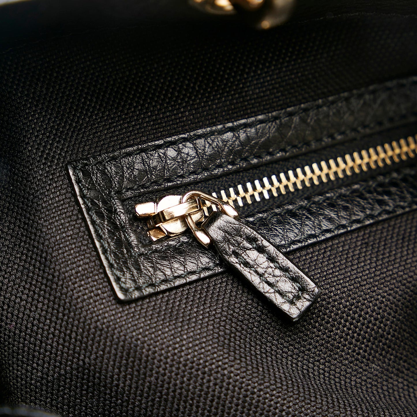 Gucci Bamboo Shopper Leather Satchel