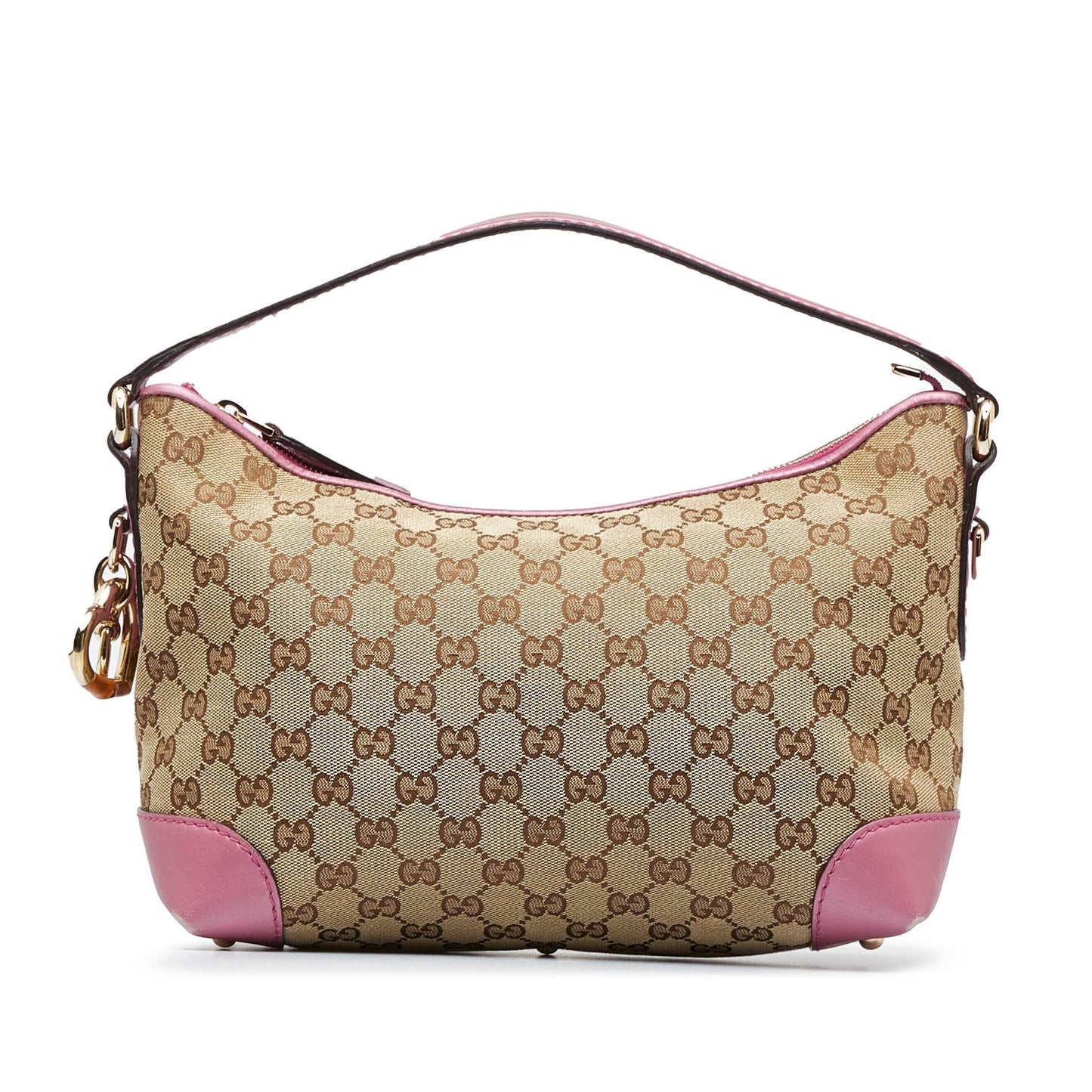 Gucci GG Canvas Heart Bit Handbag (SHG-6OMg8o)