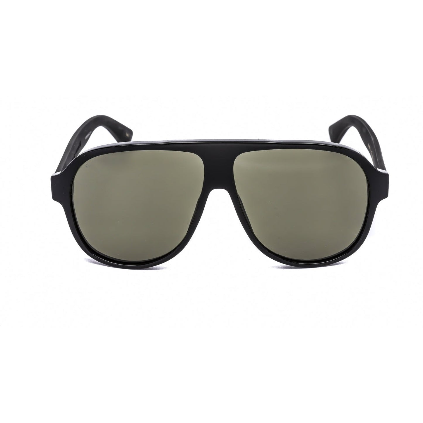 Gucci GG0009S Sunglasses Black / Green (S)