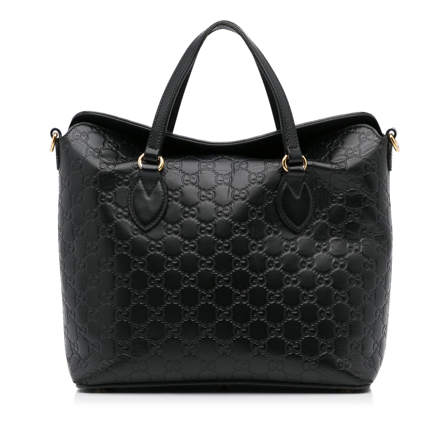Gucci Guccissima Signature Linea A Foldover Satchel (SHG-VFVOAb)