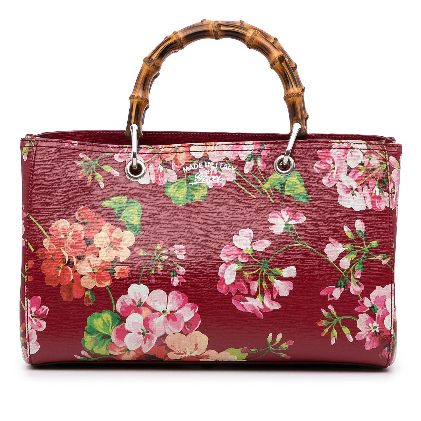 Gucci Medium Blooms Bamboo Shopper (SHG-iYBrtB)