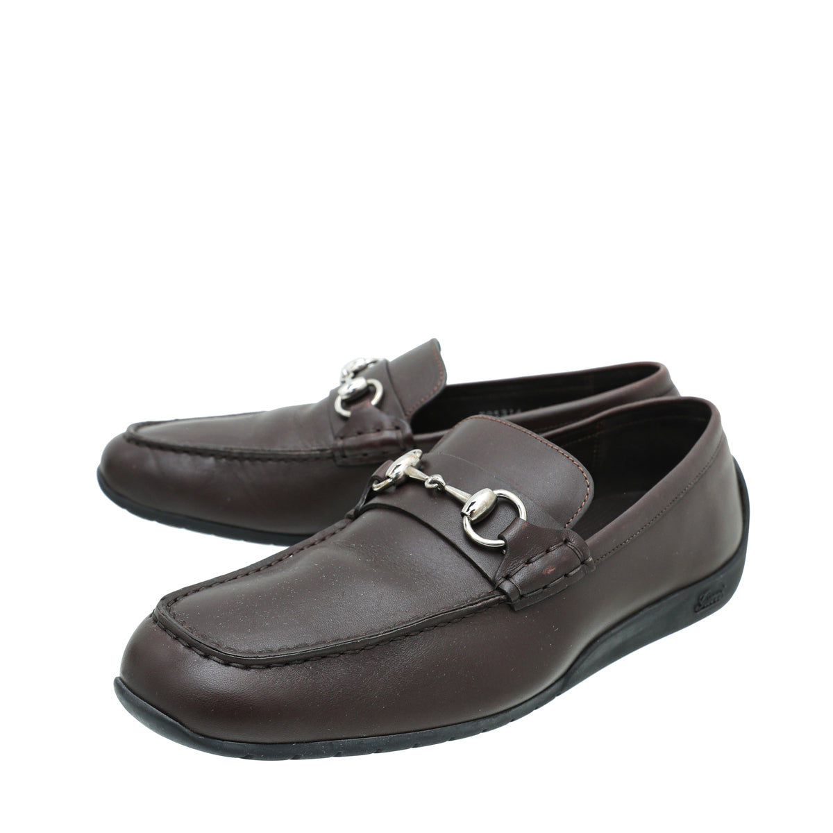 Gucci Brown Horsebit Moccasin Loafer 40