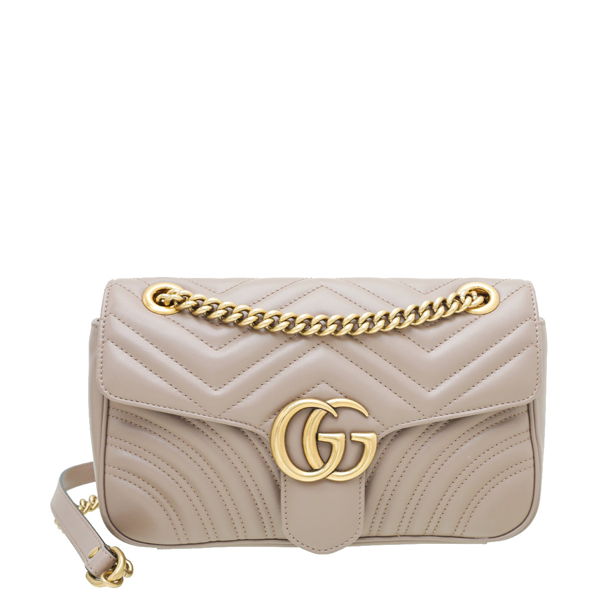 Gucci Dusty Pink GG Marmont Matelassé Small Bag