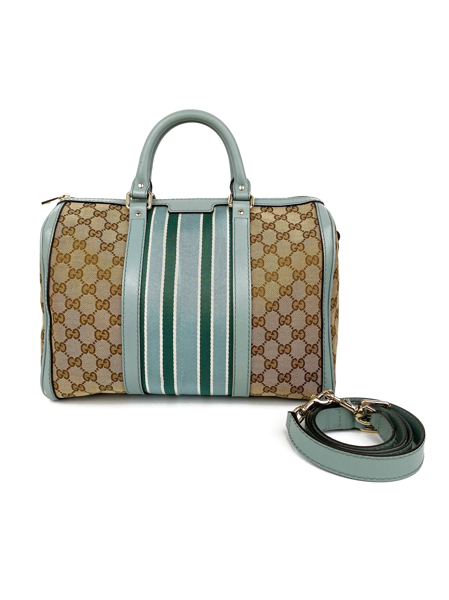 Gucci Vintage GG Monogram Medium Boston Bag