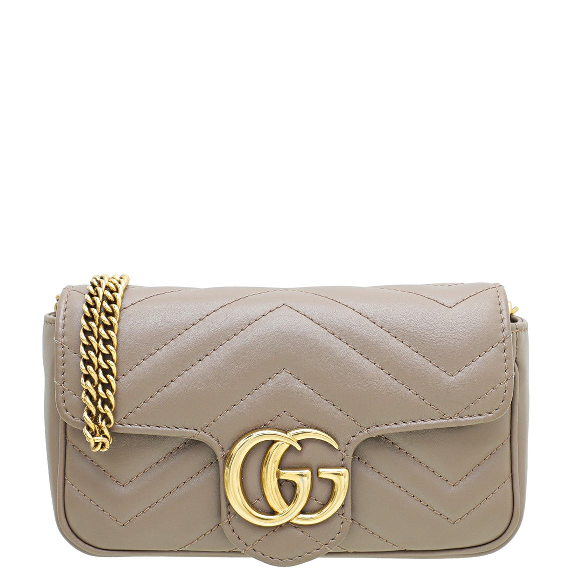 Gucci Dusty Pink GG Marmont Super Mini Bag