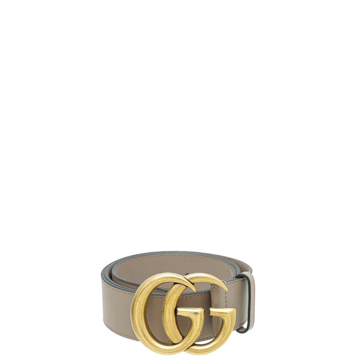 Gucci Dusty Pink 2015 Re-Edition Double G Belt 34