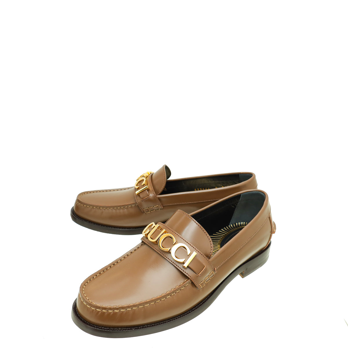 Gucci Brown Logo Loafer 8