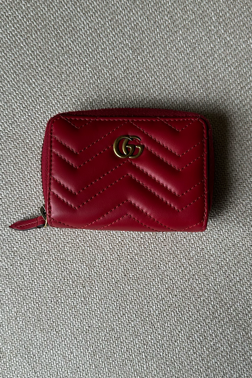 GUCCI Marmont Wallet Red