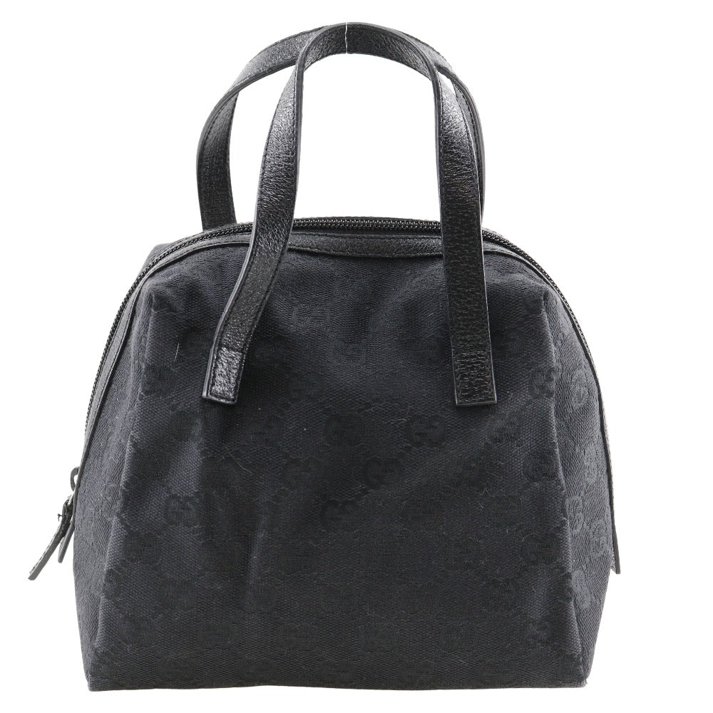 GUCCI Handbag 124542 GG canvas black Women Used