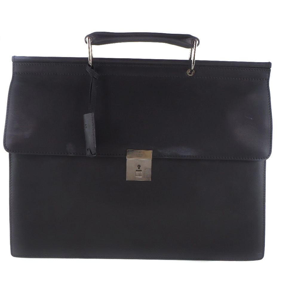 GUCCI Handbag 108847 Calfskin black Business bag unisex(Unisex) Used