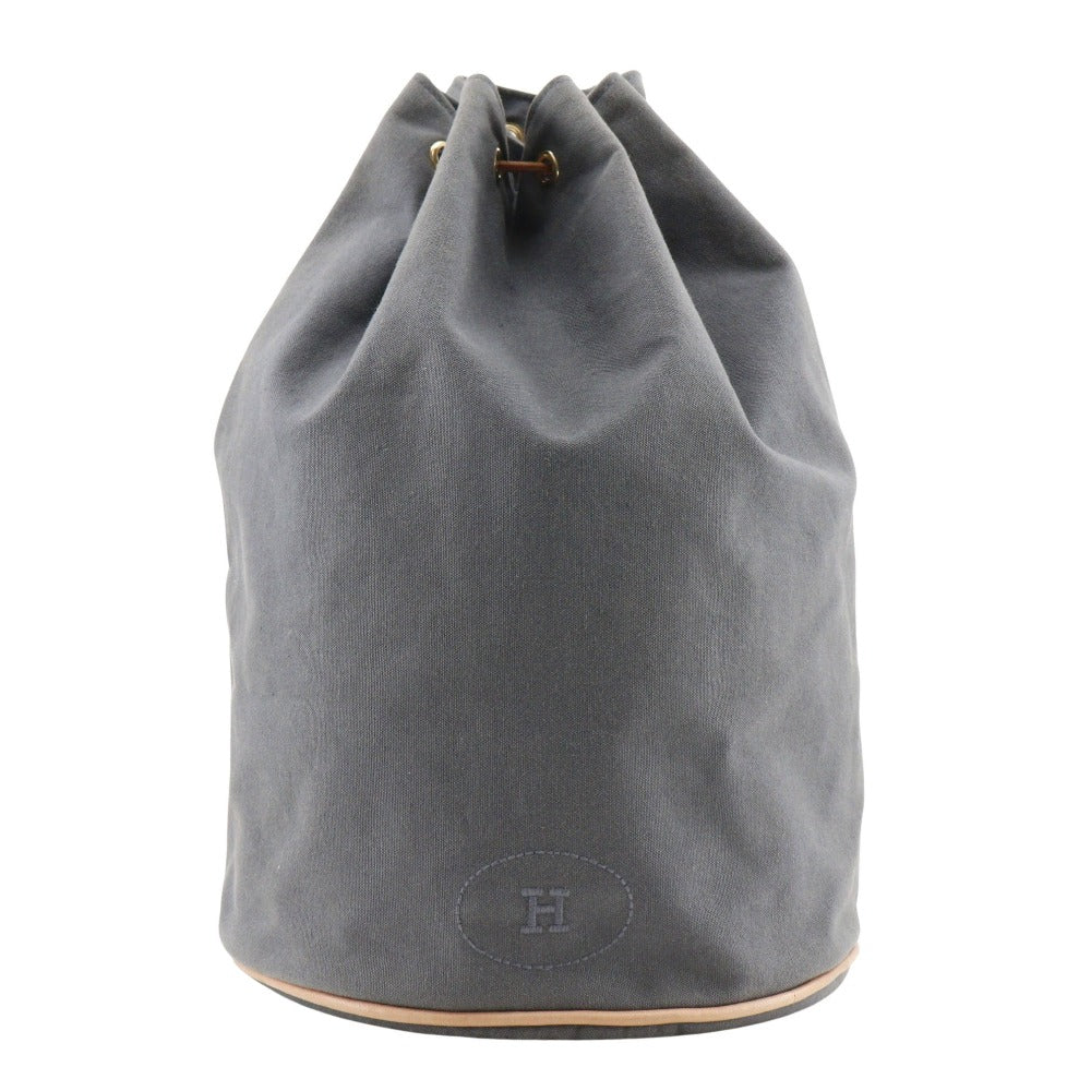 HERMES Shoulder Bag cotton gray one belt POSITION MIMILL unisex(Unisex) Used